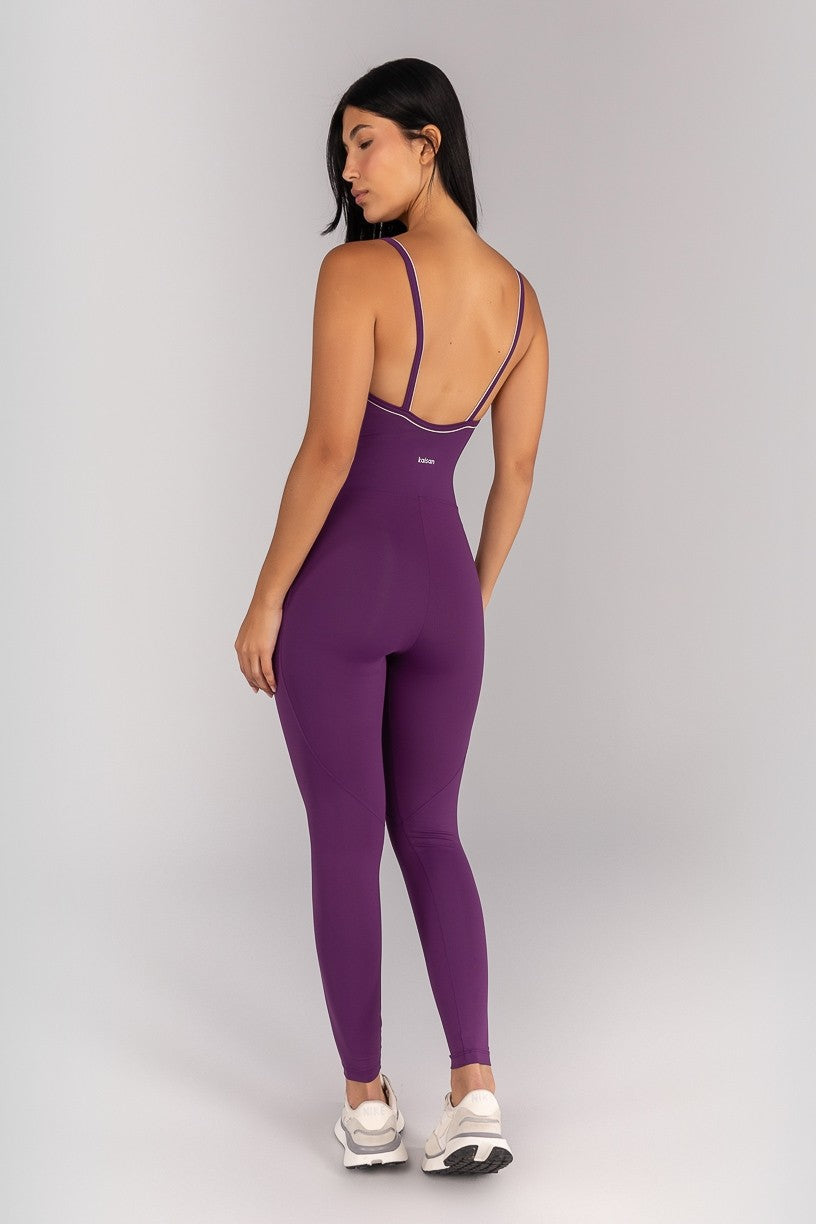 Standard Jumpsuit (Amethyst / Off-White)