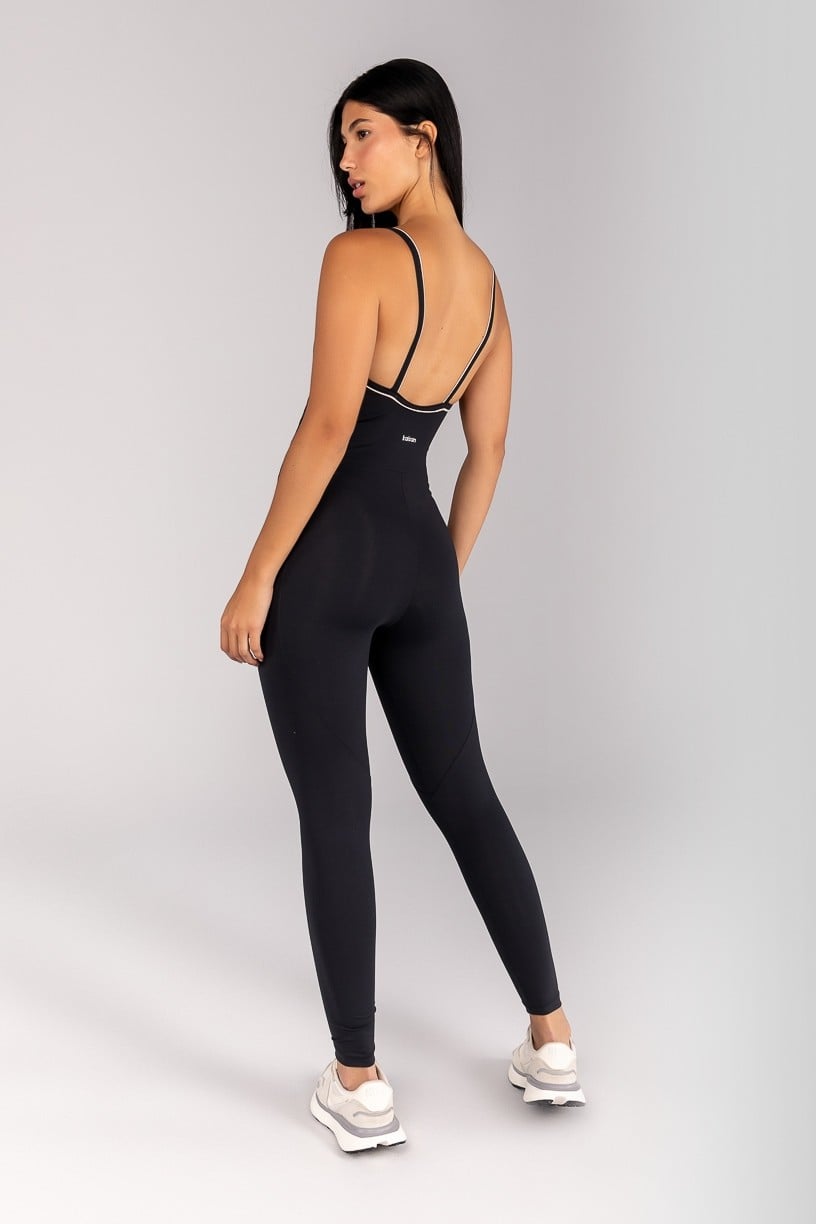 Standard Jumpsuit (Black / Off-White)